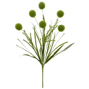 23" Green Fuzzy Ball Spray 40220-GN