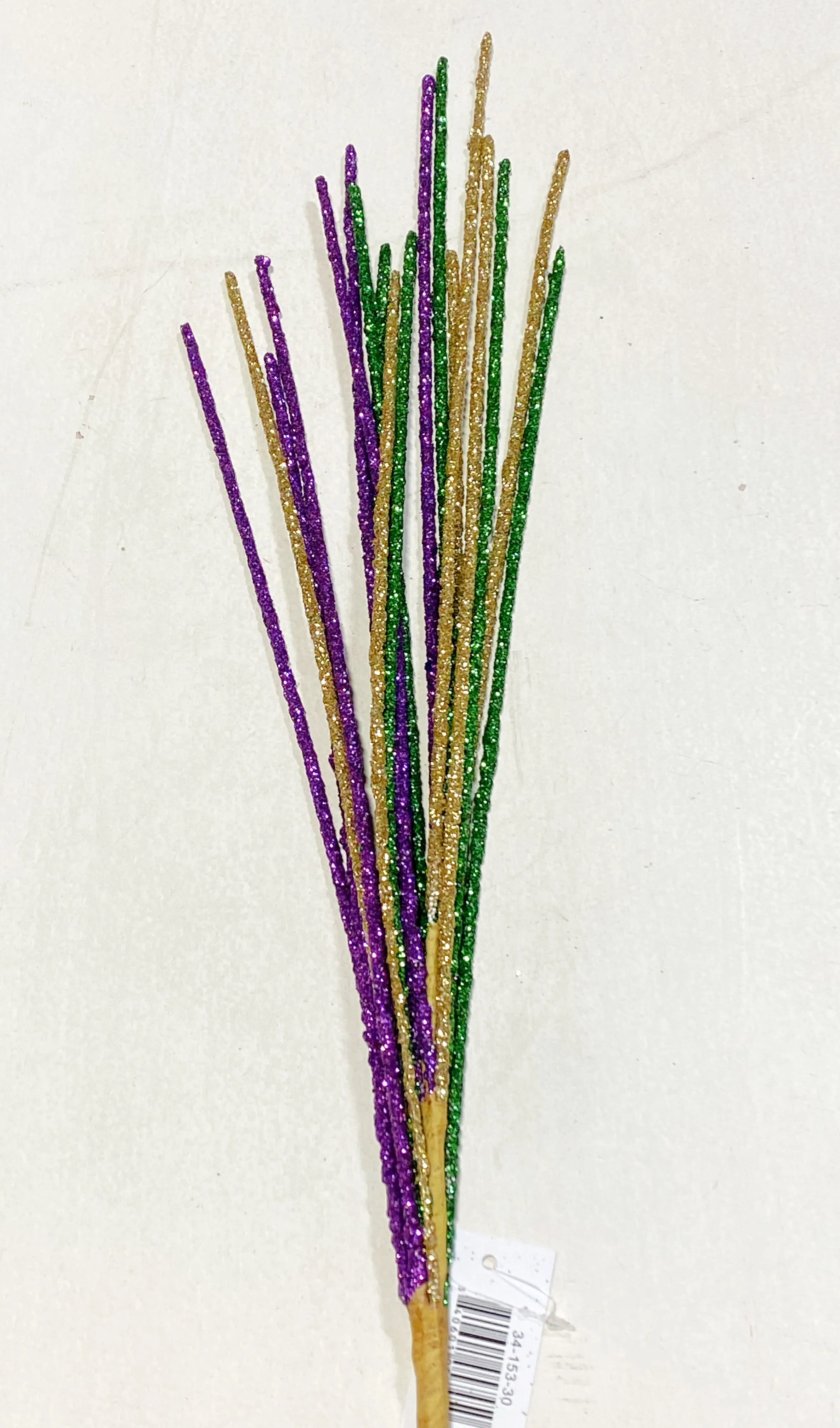 30" Mardi Gras Glitter Gras Spray