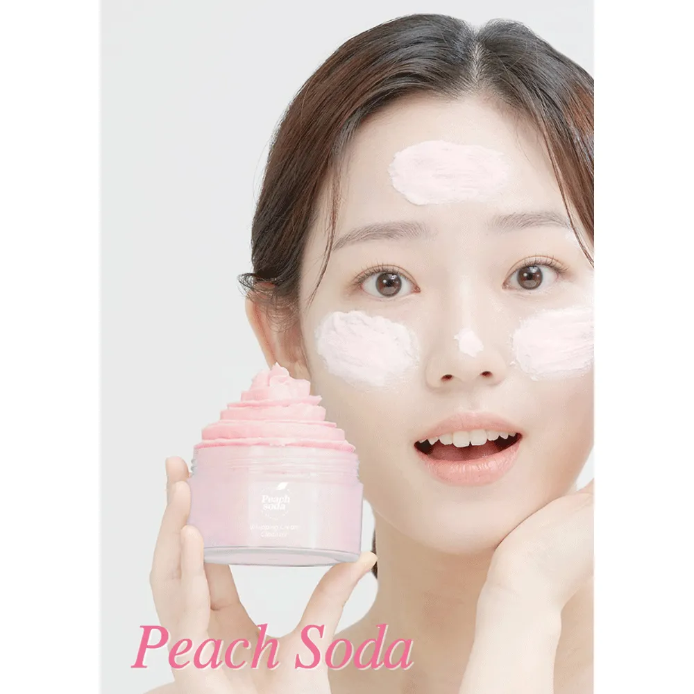 Ariul Peach Soda Whipping Cream Cleanser 100ml