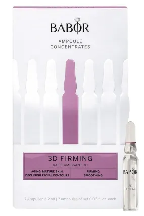 BABOR 3D Firming, anti-aging serum ampoules for the face, with hyaluronic acid for more firmness, vegan formula, ampoule concentrates, 7 x 2 ml market launch 2022