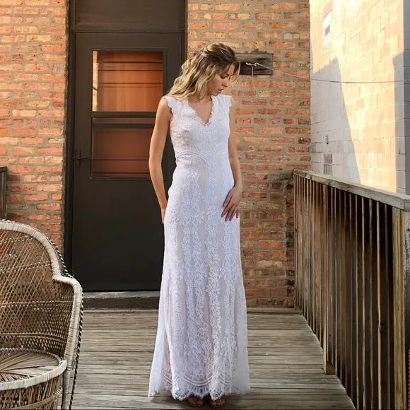 BHLDN Tadashi Shoji Fiorelle Gown