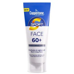 Coppertone Sport Face Sunscreen Lotion  SPF 60 