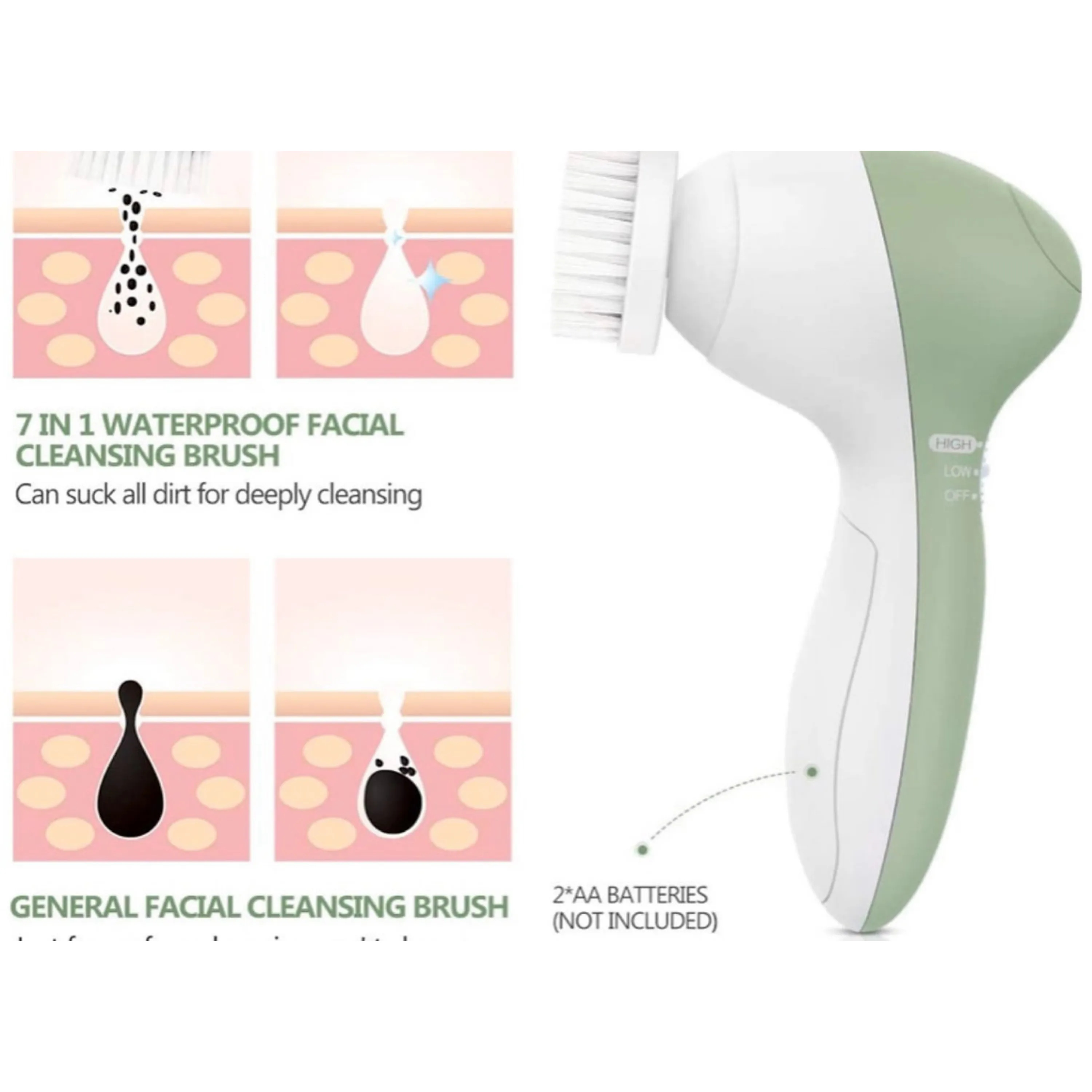 Deep Cleansing Facial Brush Set