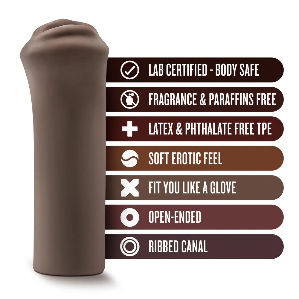 Hot Chocolate By Blush® | Naughty Nicole Realistic Chocolate Body Part Mouth Masturbator