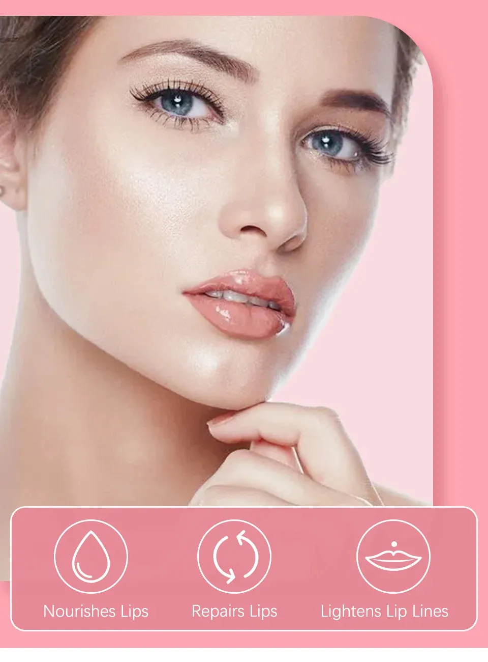 Hydrating Lip Glow Oil – Moisturizing Plumping Lip Gloss, Transparent & Tinted for Dry Lips & Lip Care | Perfect Gift for Mother's Day