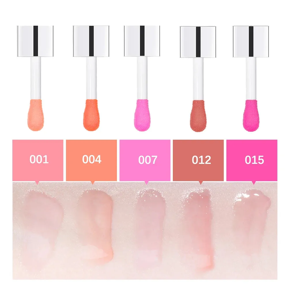 Hydrating Lip Glow Oil – Moisturizing Plumping Lip Gloss, Transparent & Tinted for Dry Lips & Lip Care | Perfect Gift for Mother's Day