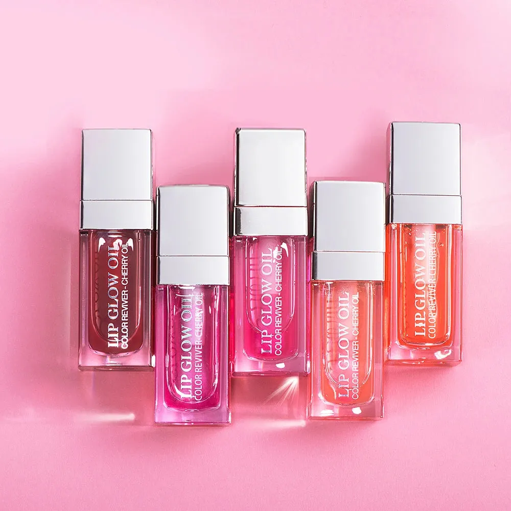 Hydrating Lip Glow Oil – Moisturizing Plumping Lip Gloss, Transparent & Tinted for Dry Lips & Lip Care | Perfect Gift for Mother's Day