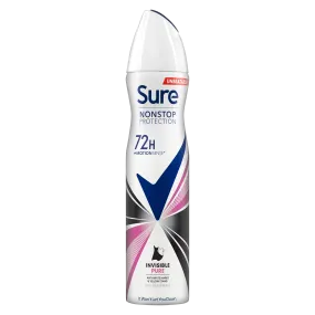 Invisible Pure Nonstop Protection Antiperspirant Deodorant Spray