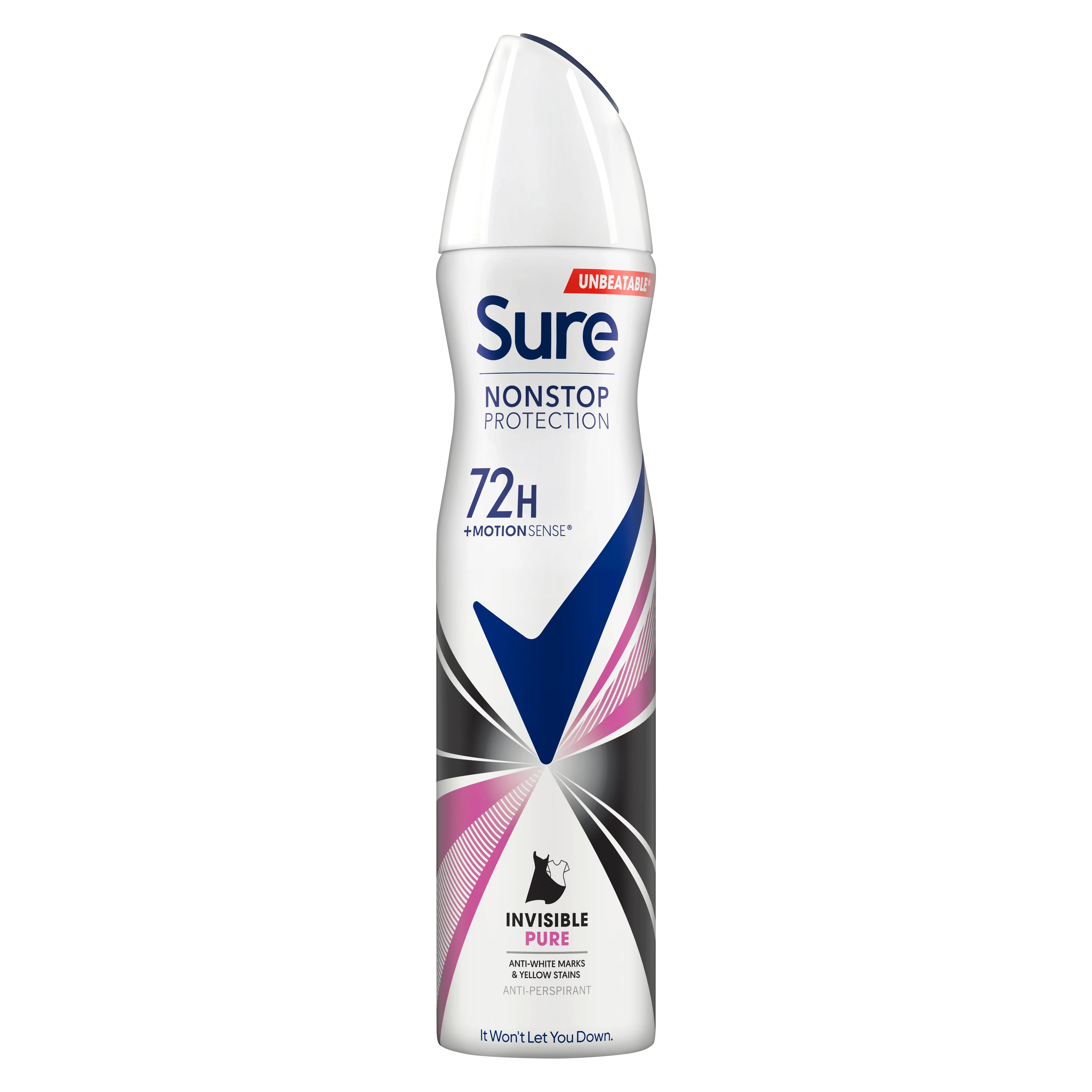 Invisible Pure Nonstop Protection Antiperspirant Deodorant Spray