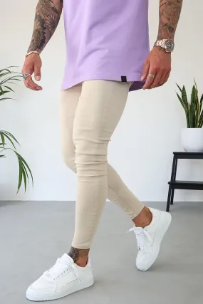 Non Rip Jeans - Sand