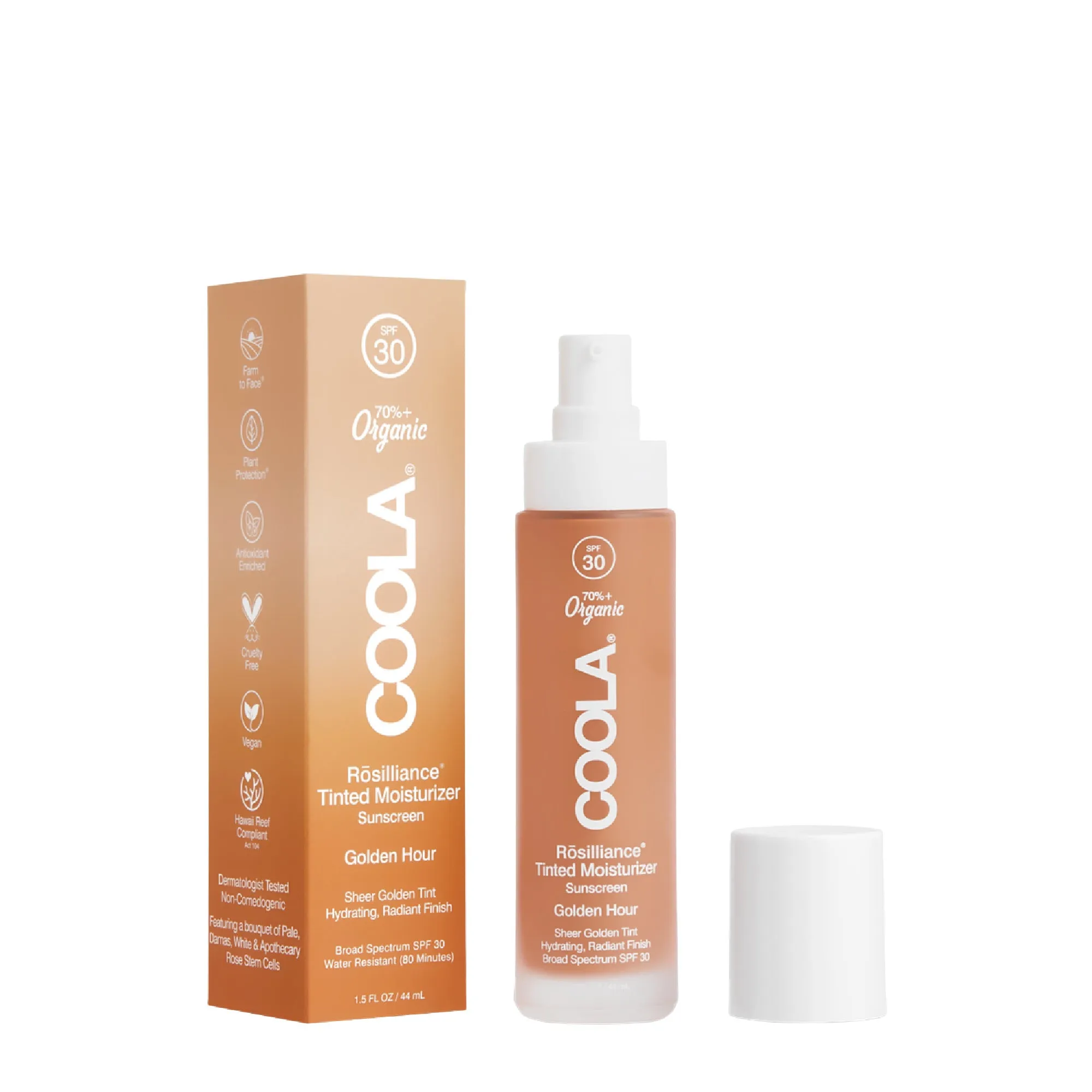 Rosilliance Tinted Moisturizer Organic Sunscreen SPF 30 (44ml/1.5oz) | 3 Shades