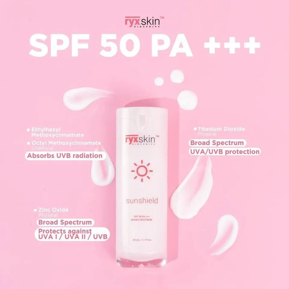 Ryx Skin - Sunshield SPF 50 PA     50 ML